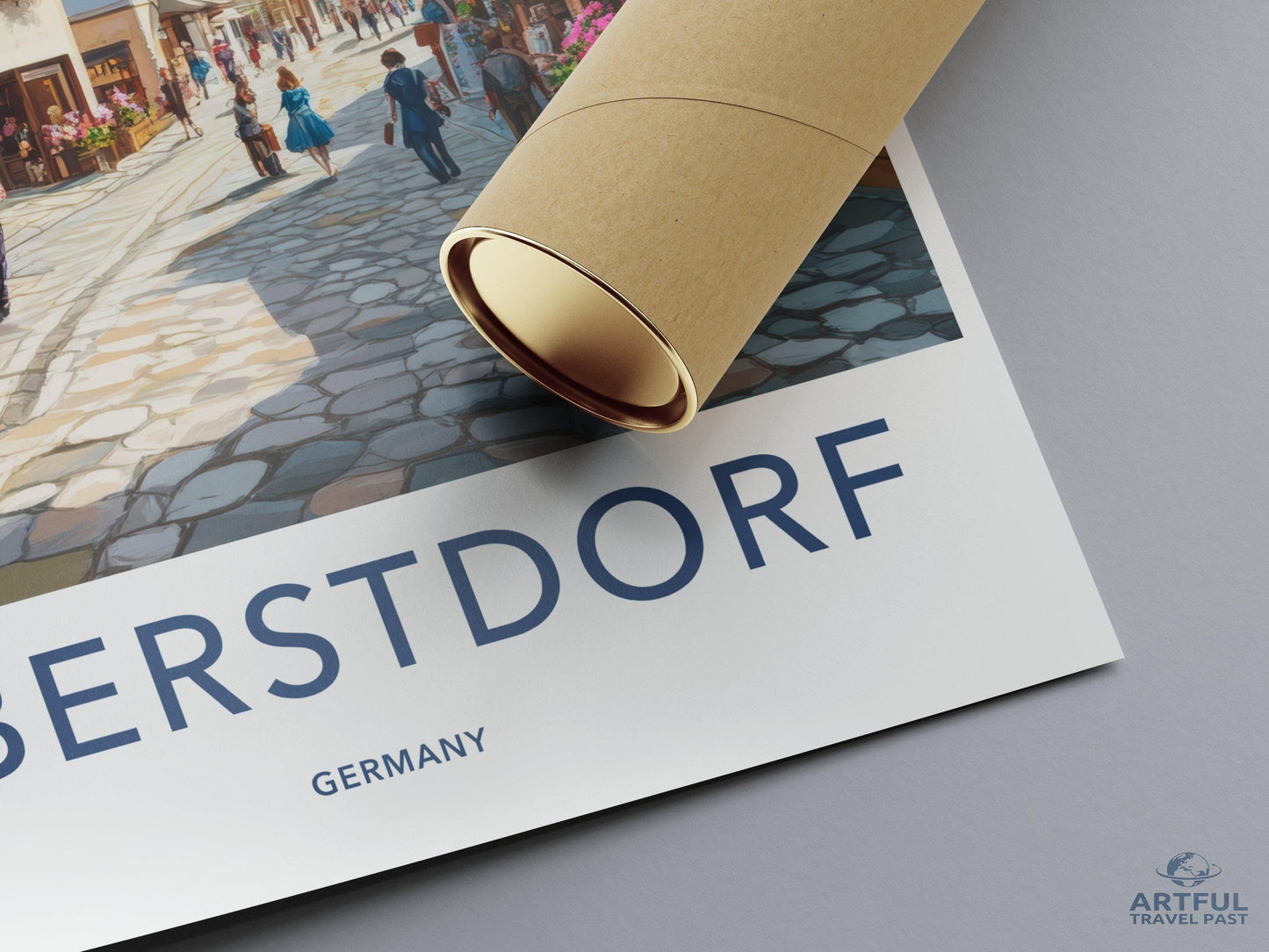 Oberstdorf Poster | Bavaria Wall Art | Germany Decor