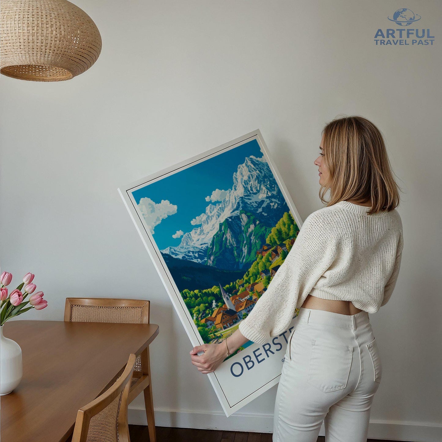 Oberstdorf Poster | Germany Wall Art | Bavaria Decor