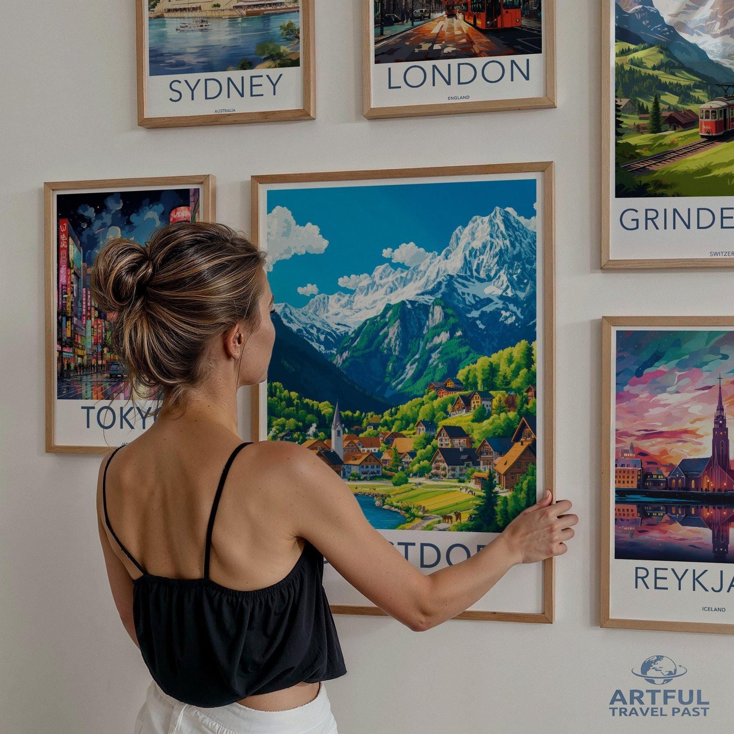 Oberstdorf Poster | Germany Wall Art | Bavaria Decor