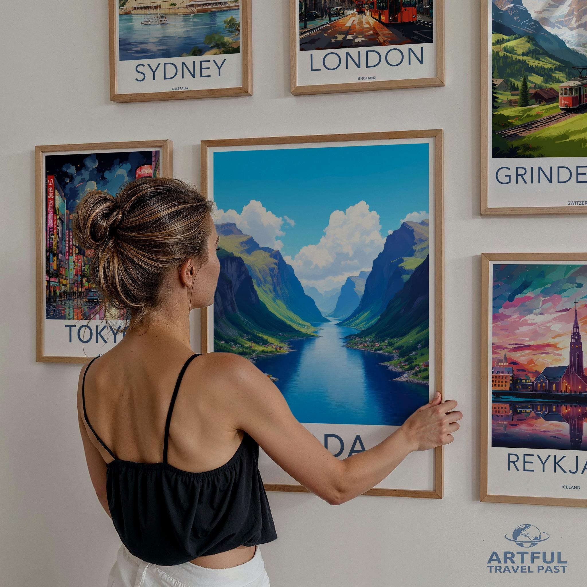 Odda Poster - Norway Wall Art