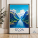 Odda Poster - Norway Wall Art