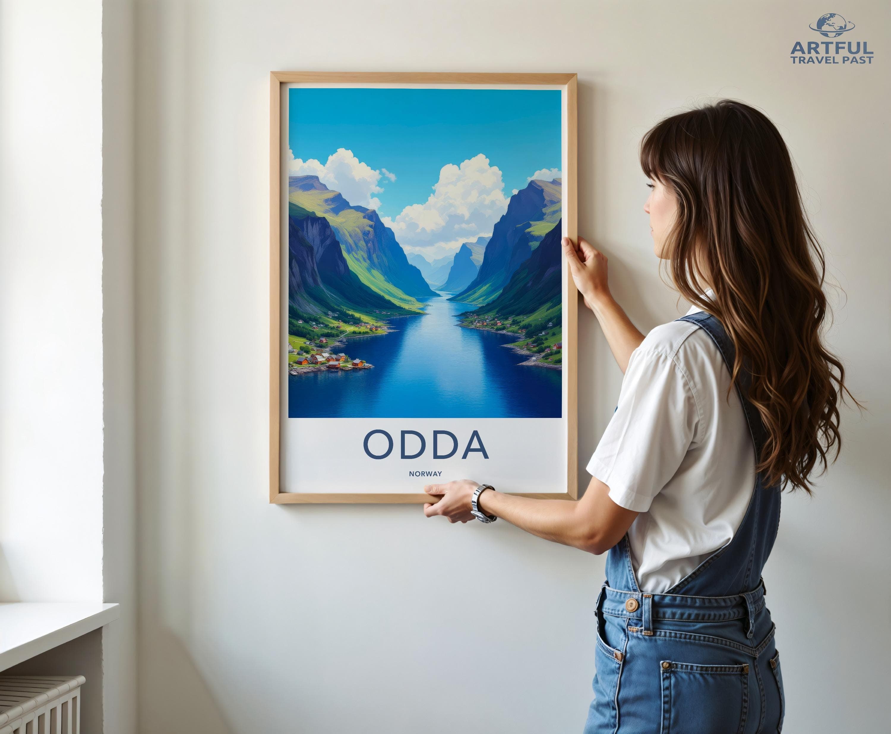 Odda Poster - Norway Wall Art
