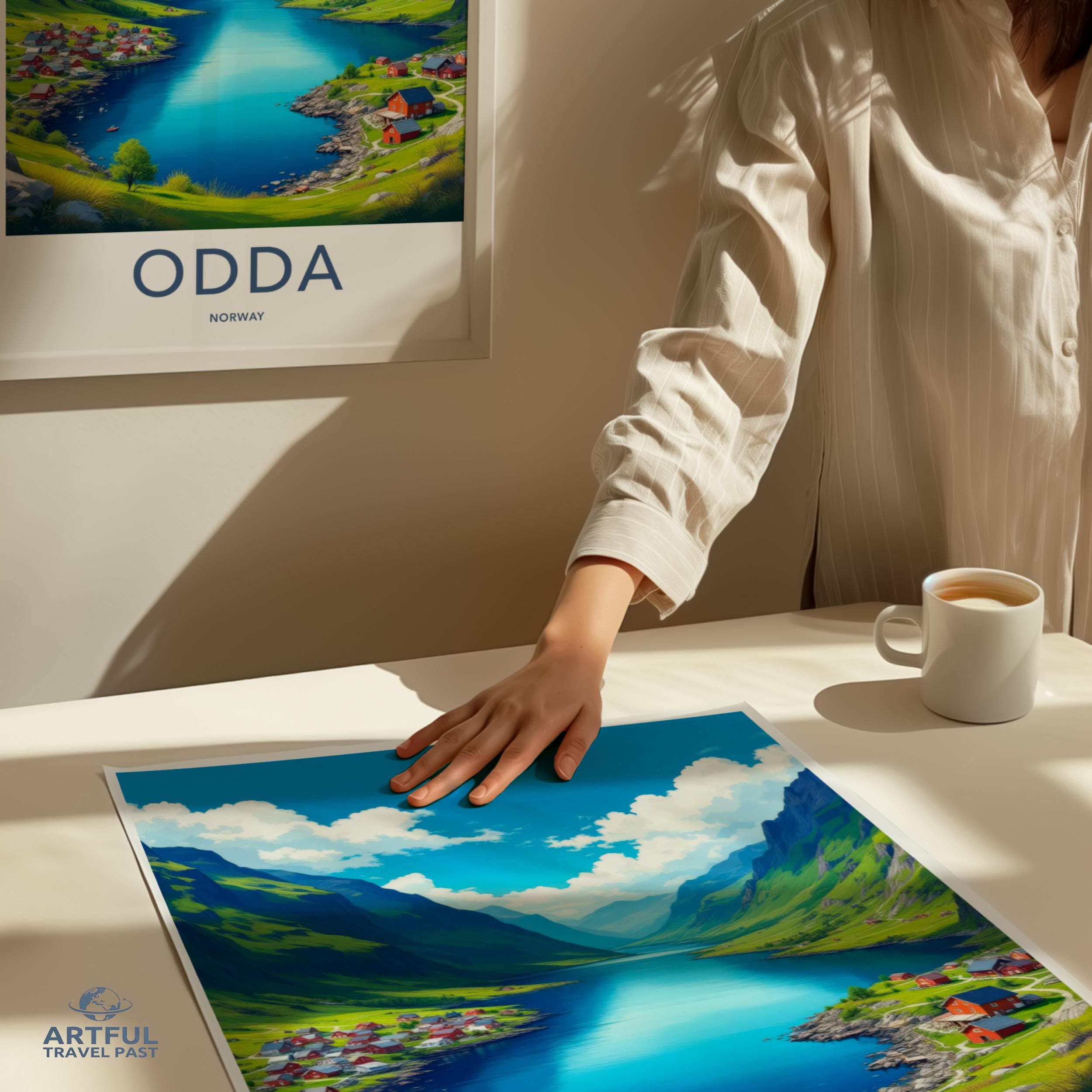 Odda Poster - Norway Wall Art