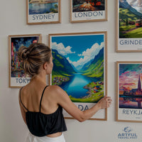 Odda Poster - Norway Wall Art