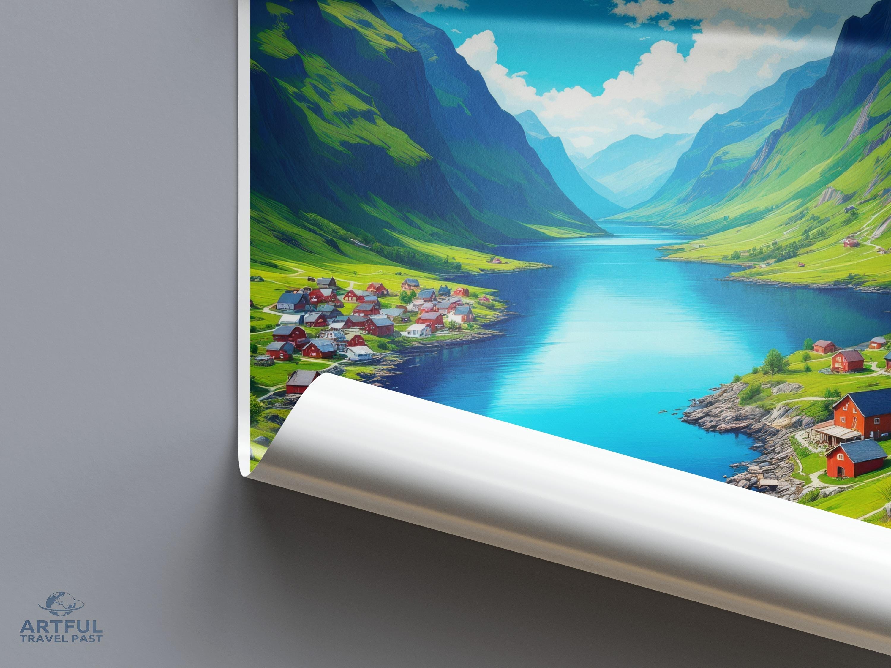 Odda Poster - Norway Wall Art
