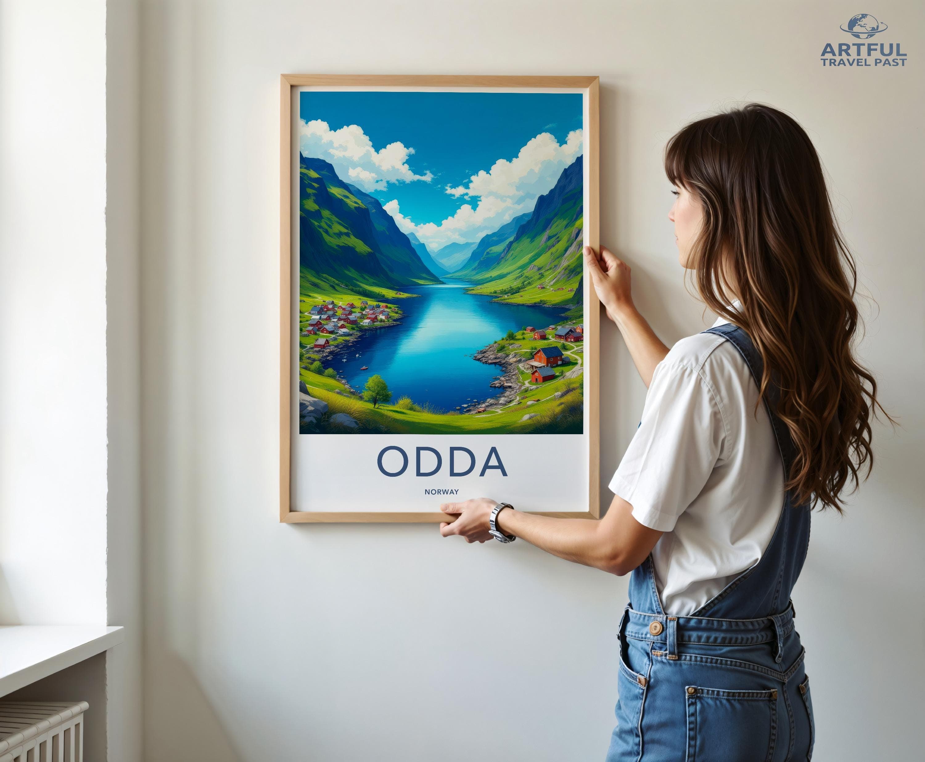Odda Poster - Norway Wall Art