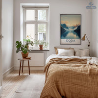 Odda Poster - Norway Wall Art