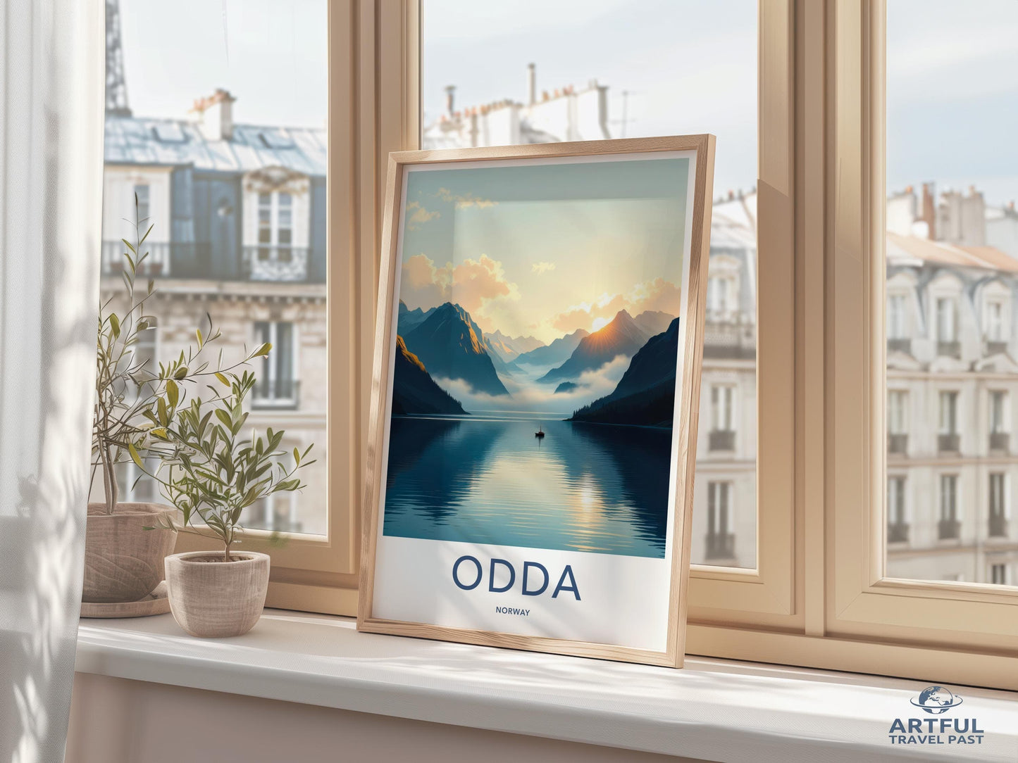 Odda Poster - Norway Wall Art