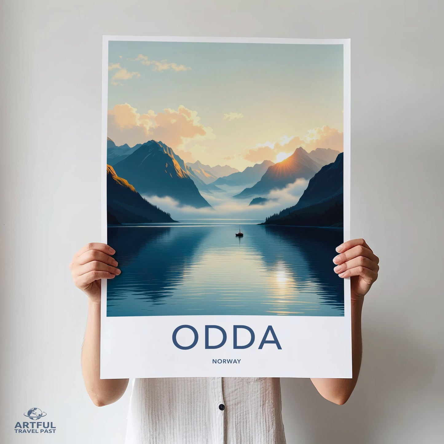 Odda Poster - Norway Wall Art