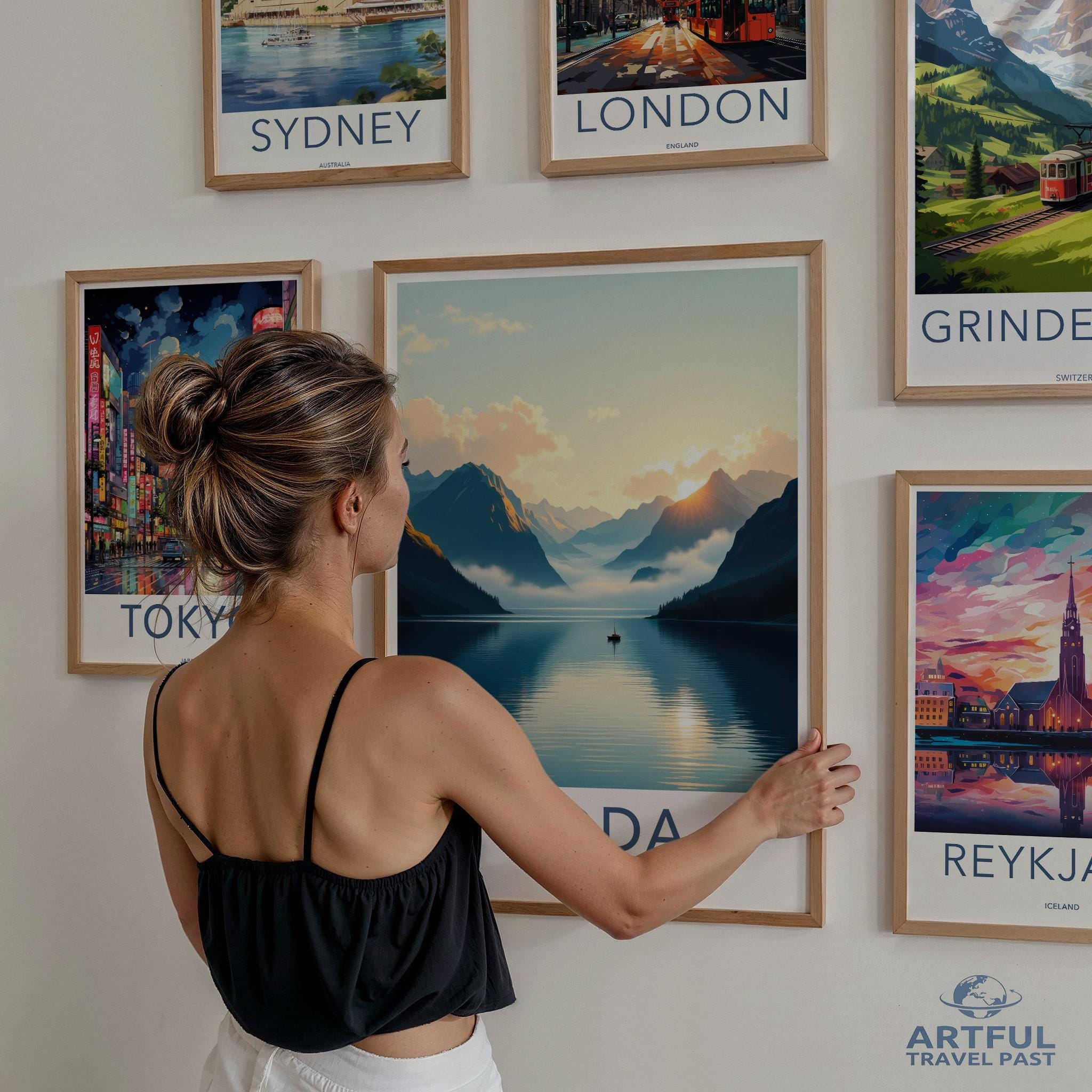 Odda Poster - Norway Wall Art