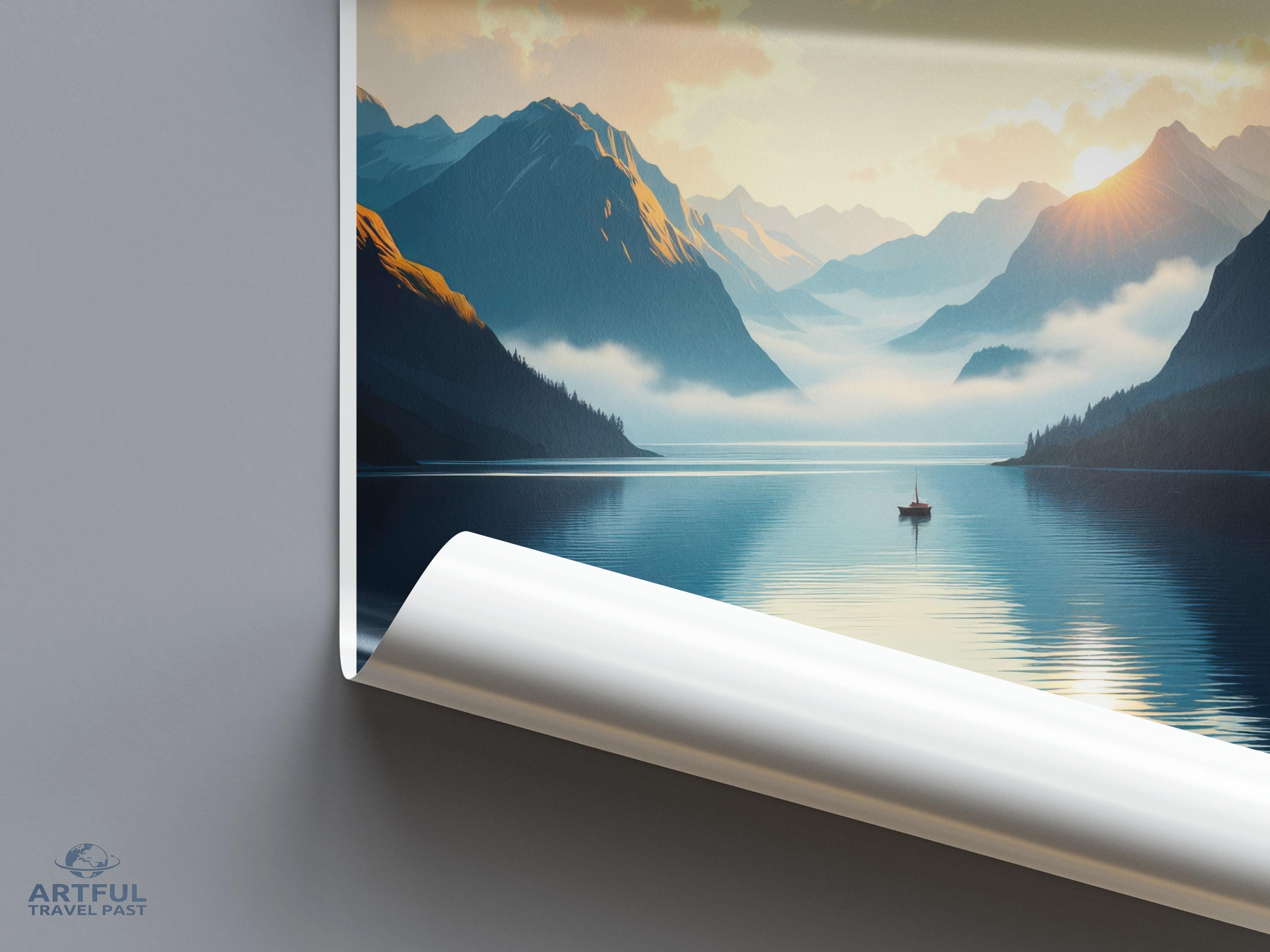 Odda Poster - Norway Wall Art