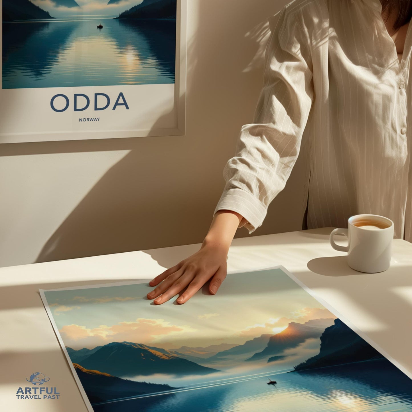 Odda Poster - Norway Wall Art