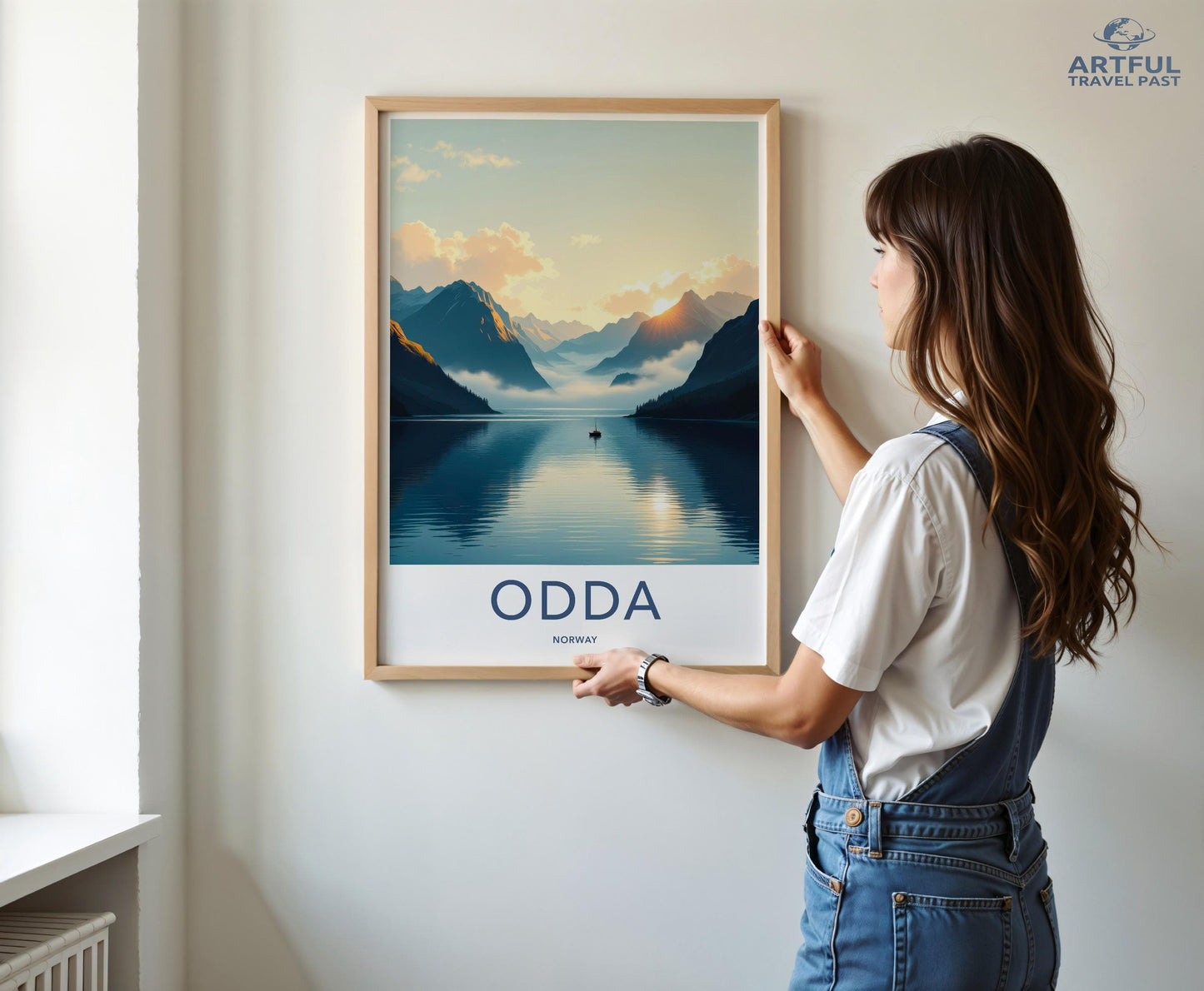 Odda Poster - Norway Wall Art