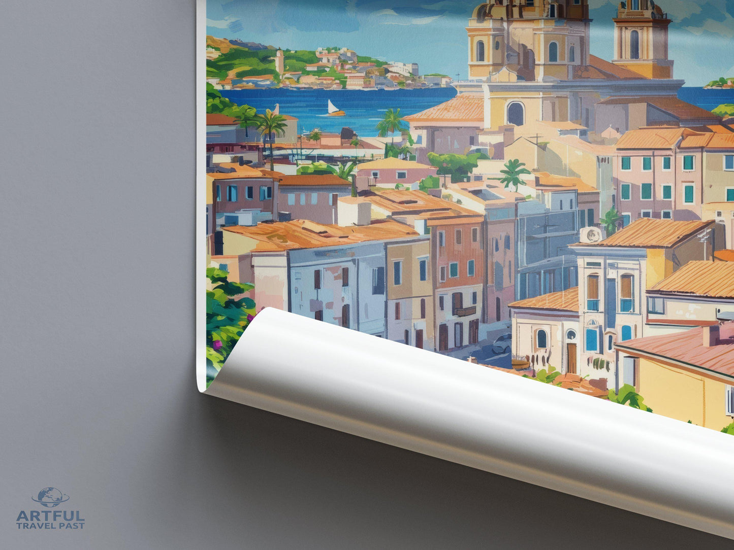 Olbia Poster - Italy Wall Art