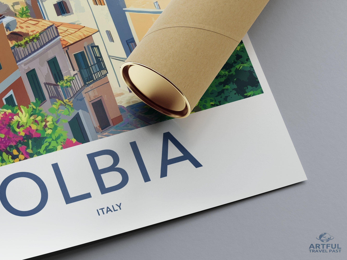 Olbia Poster | Italy Wall Art | Europe Decor