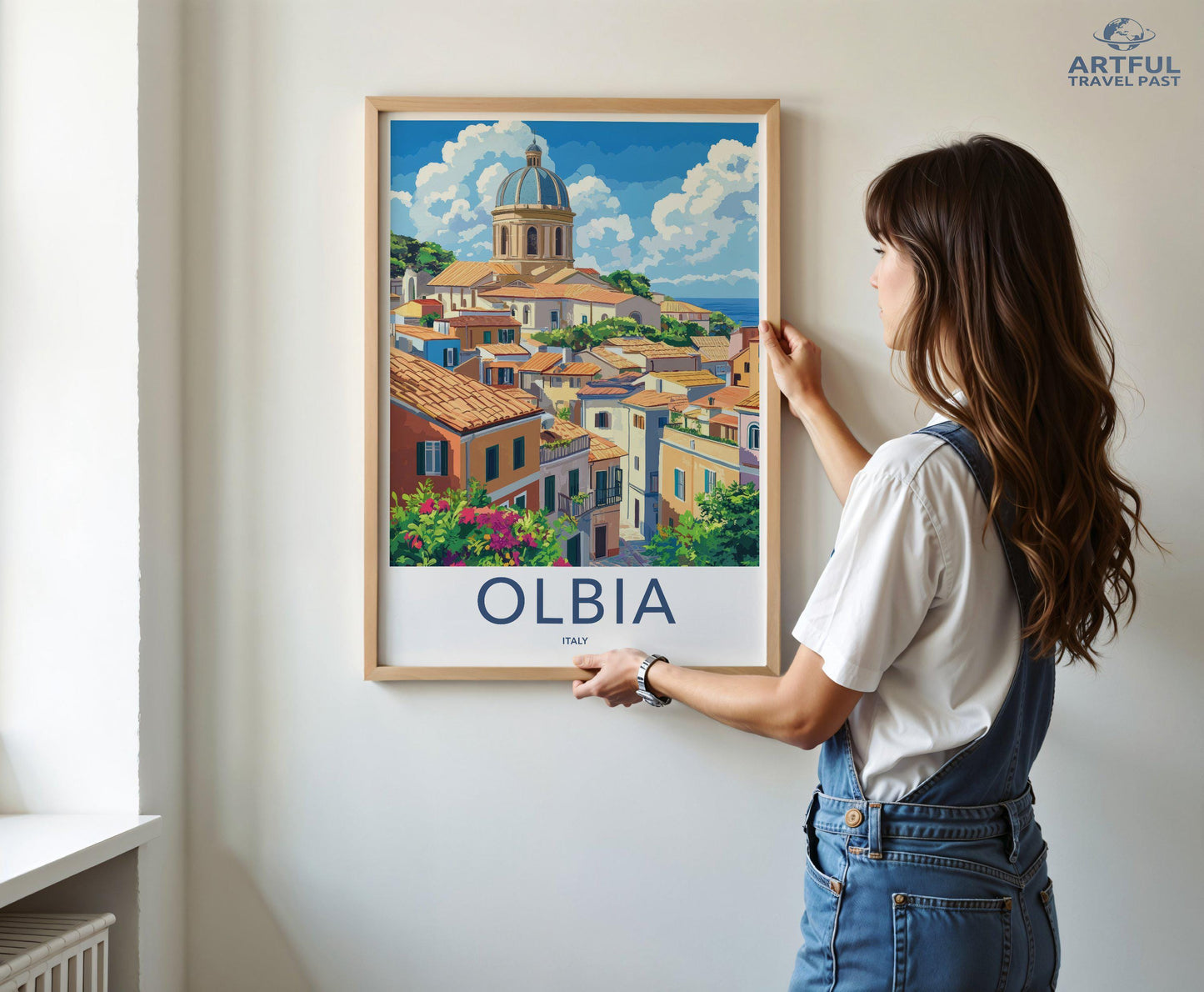 Olbia Poster | Italy Wall Art | Europe Decor