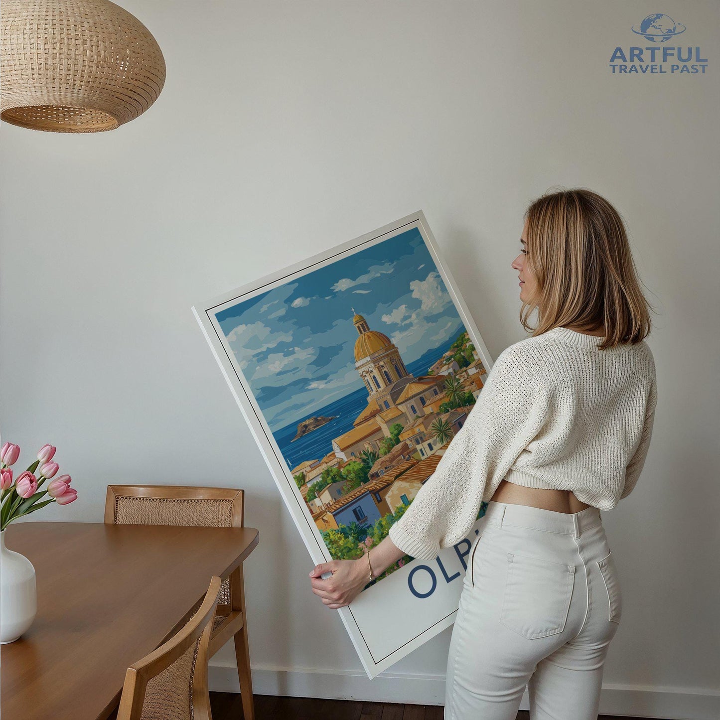 Olbia Poster | Italy Wall Art | Europe Decor