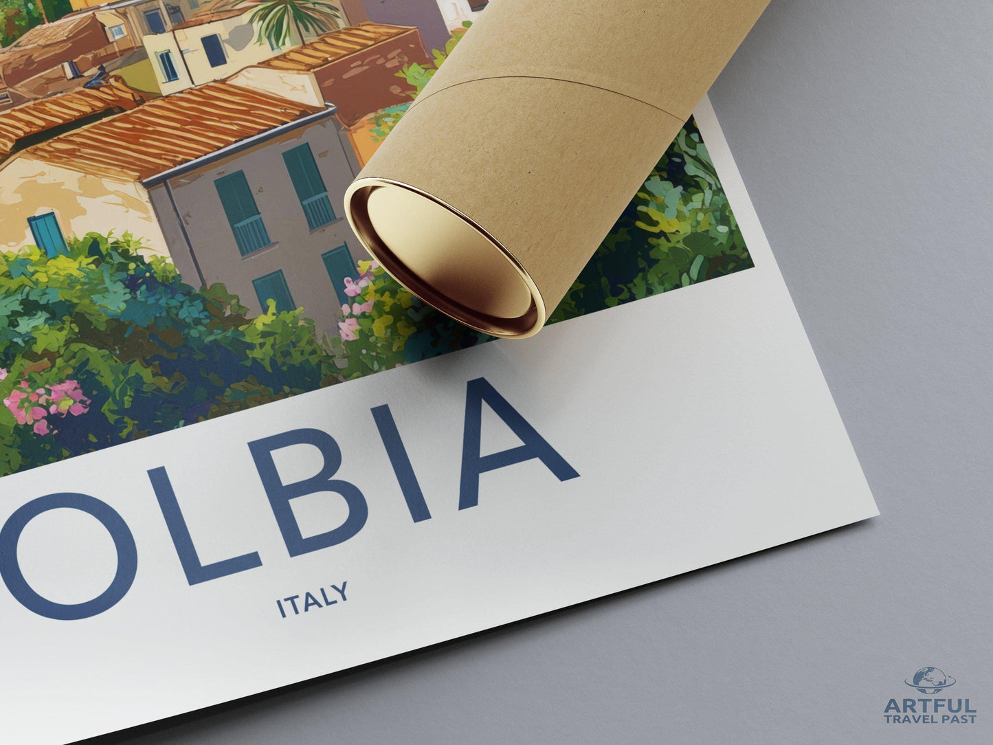 Olbia Poster | Italy Wall Art | Europe Decor