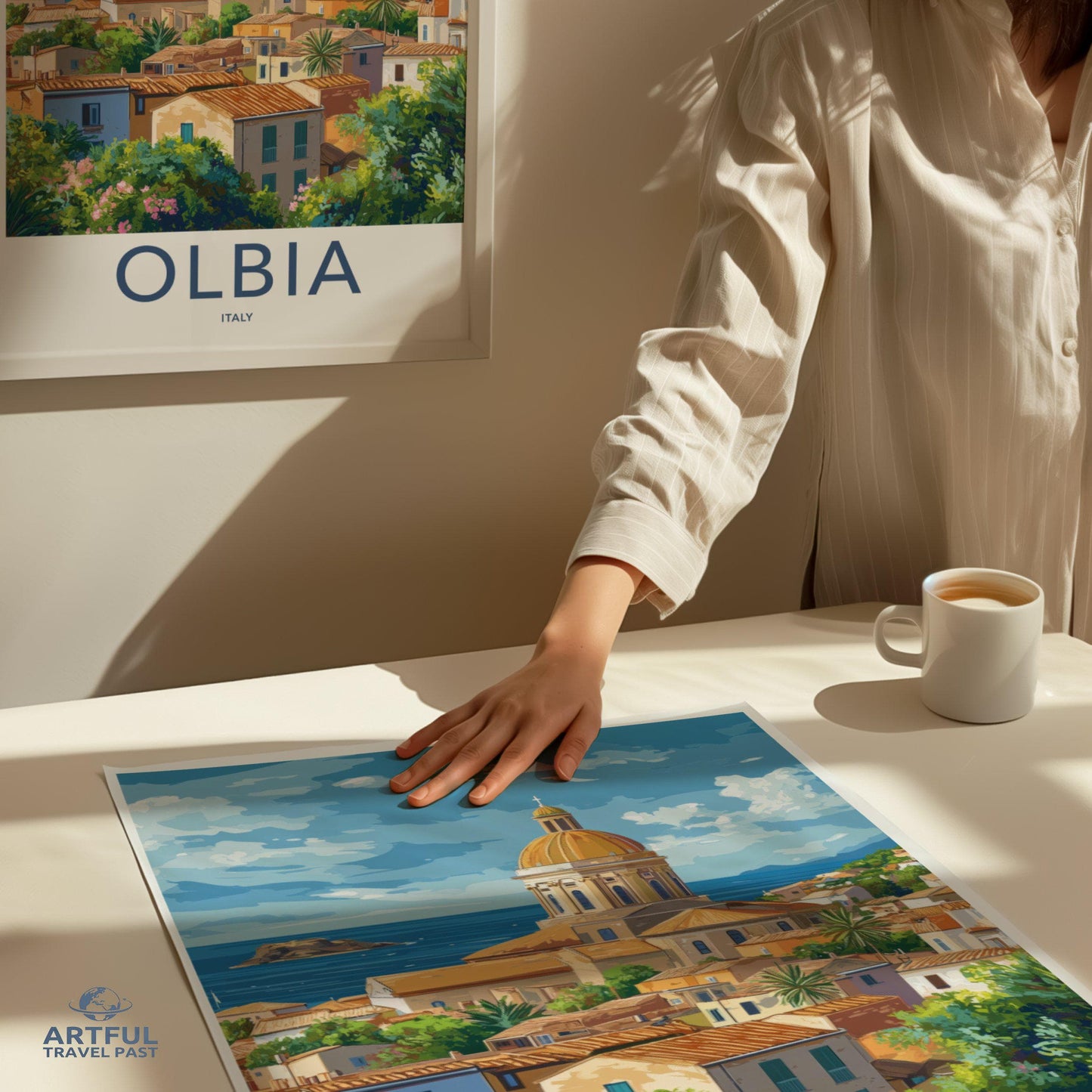 Olbia Poster | Italy Wall Art | Europe Decor