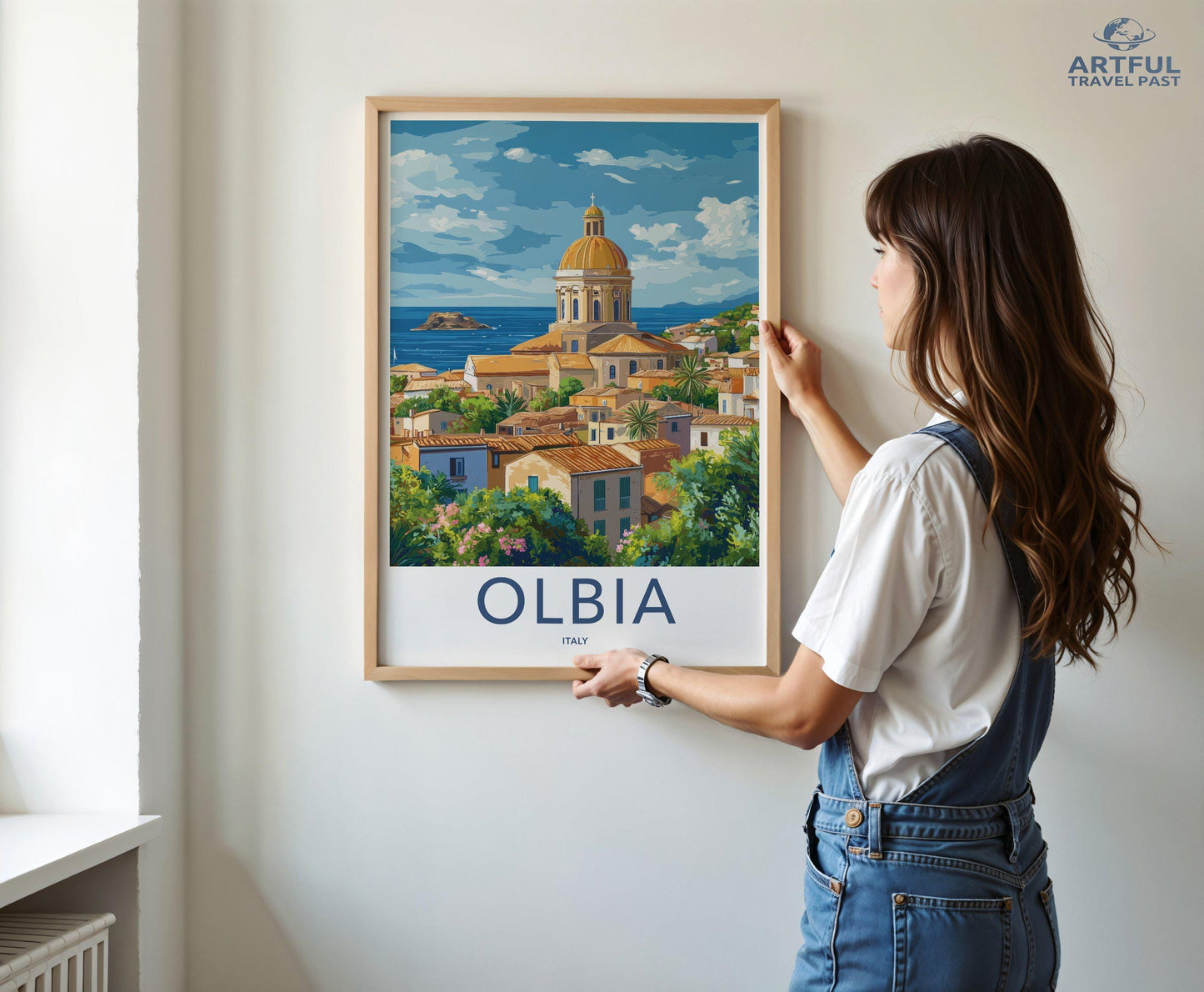 Olbia Poster | Italy Wall Art | Europe Decor