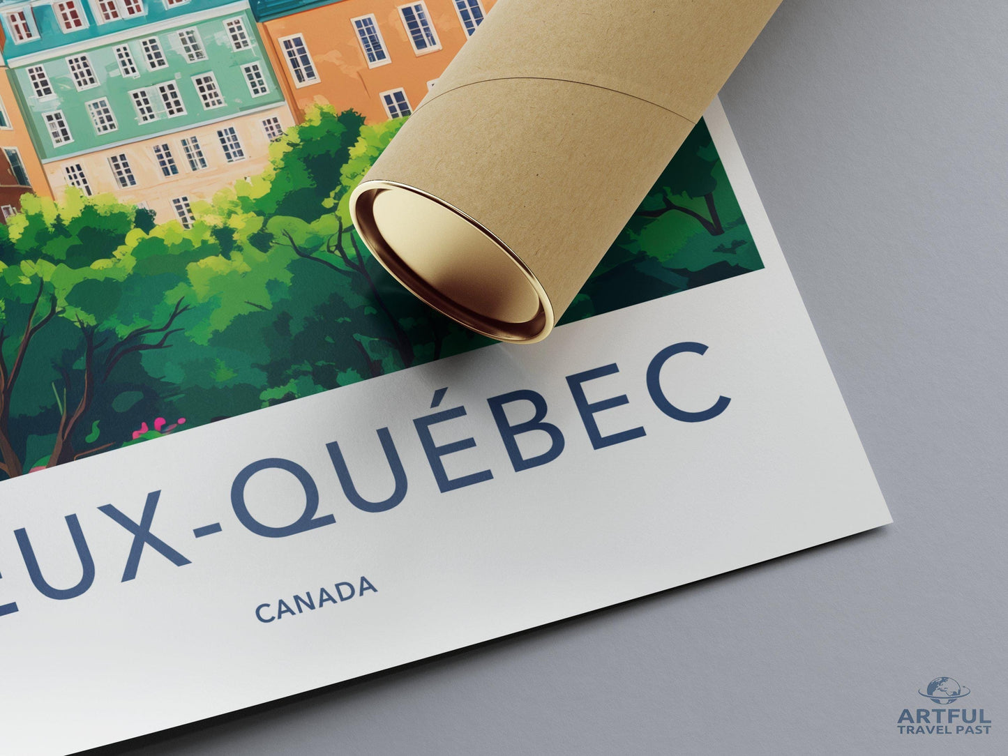 Old Quebec Poster - Canada Wall Art