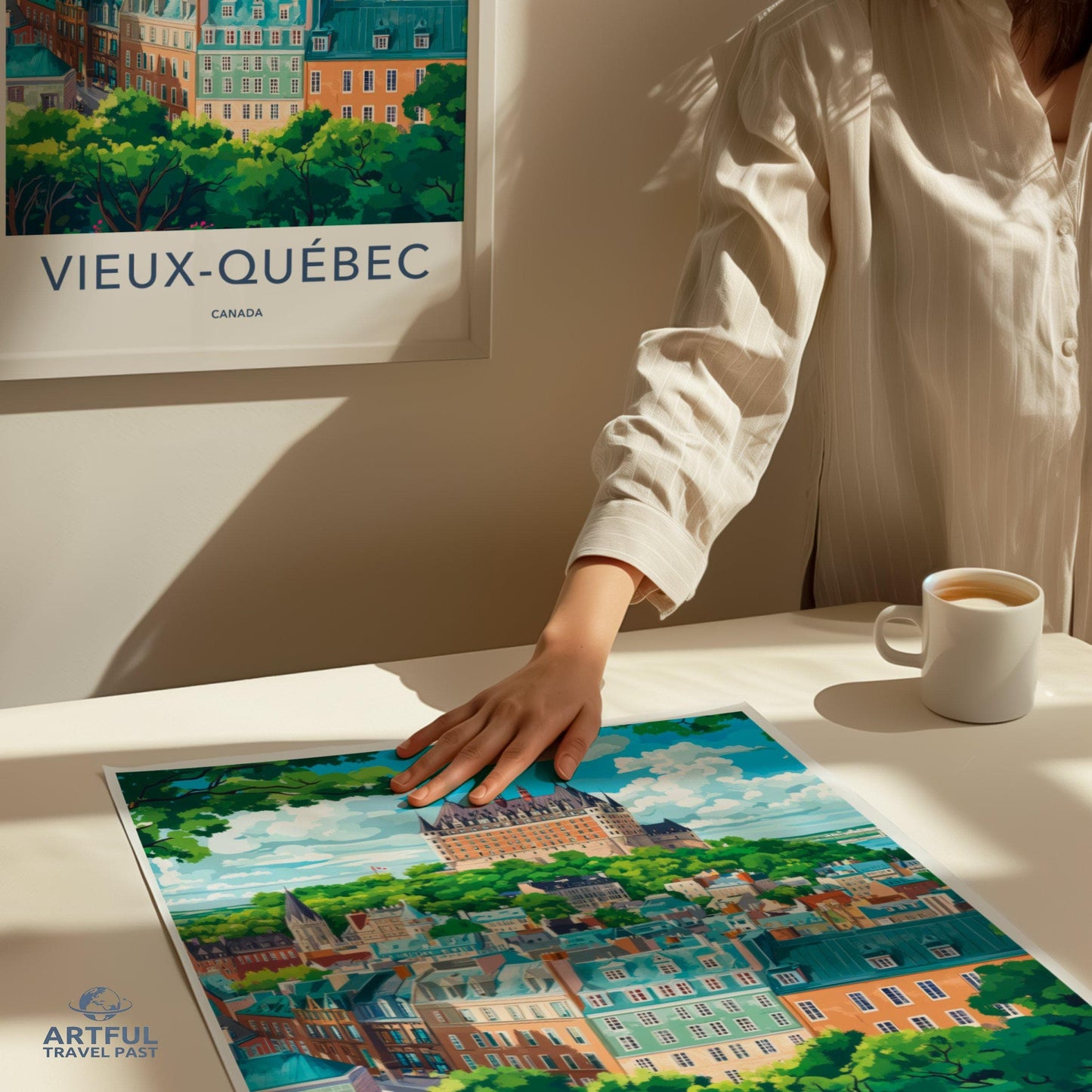 Old Quebec Poster - Canada Wall Art
