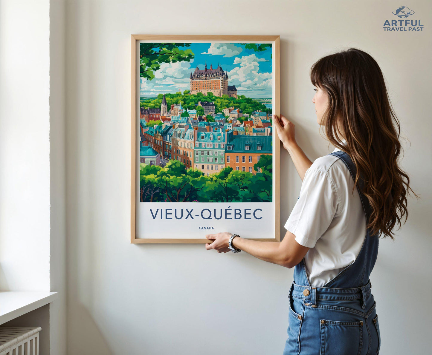 Old Quebec Poster - Canada Wall Art