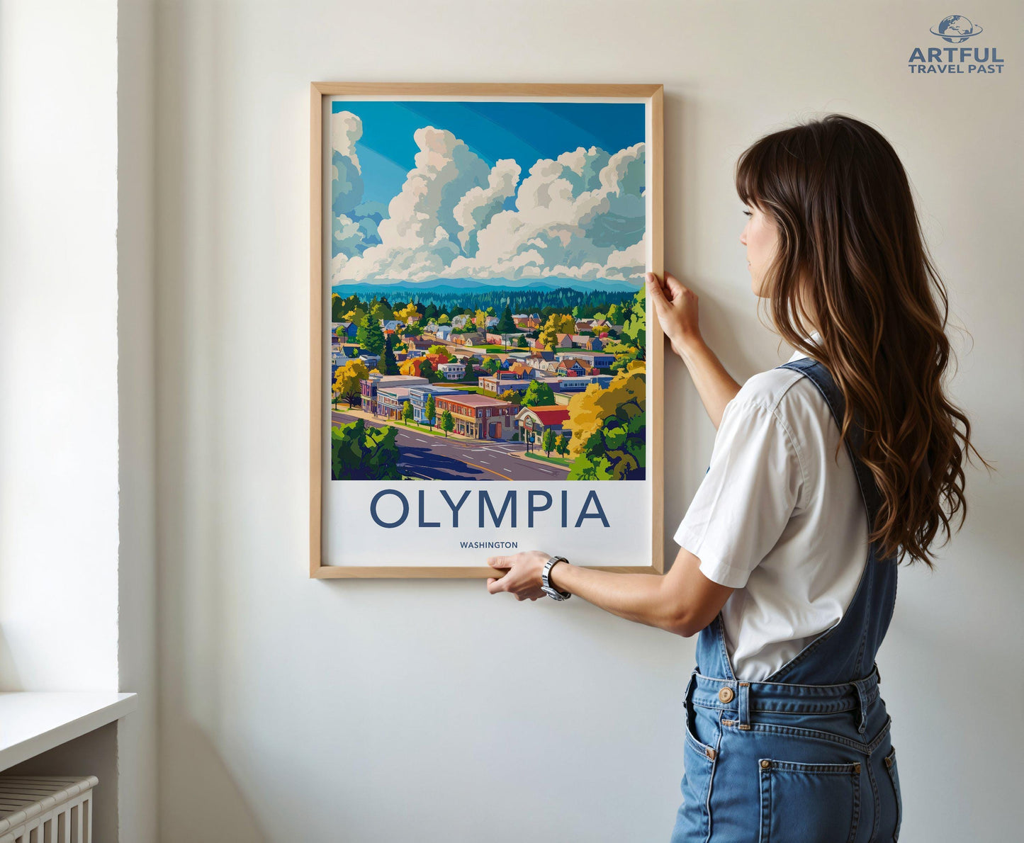 Olympia Poster | Washington Wall Art | America Decor