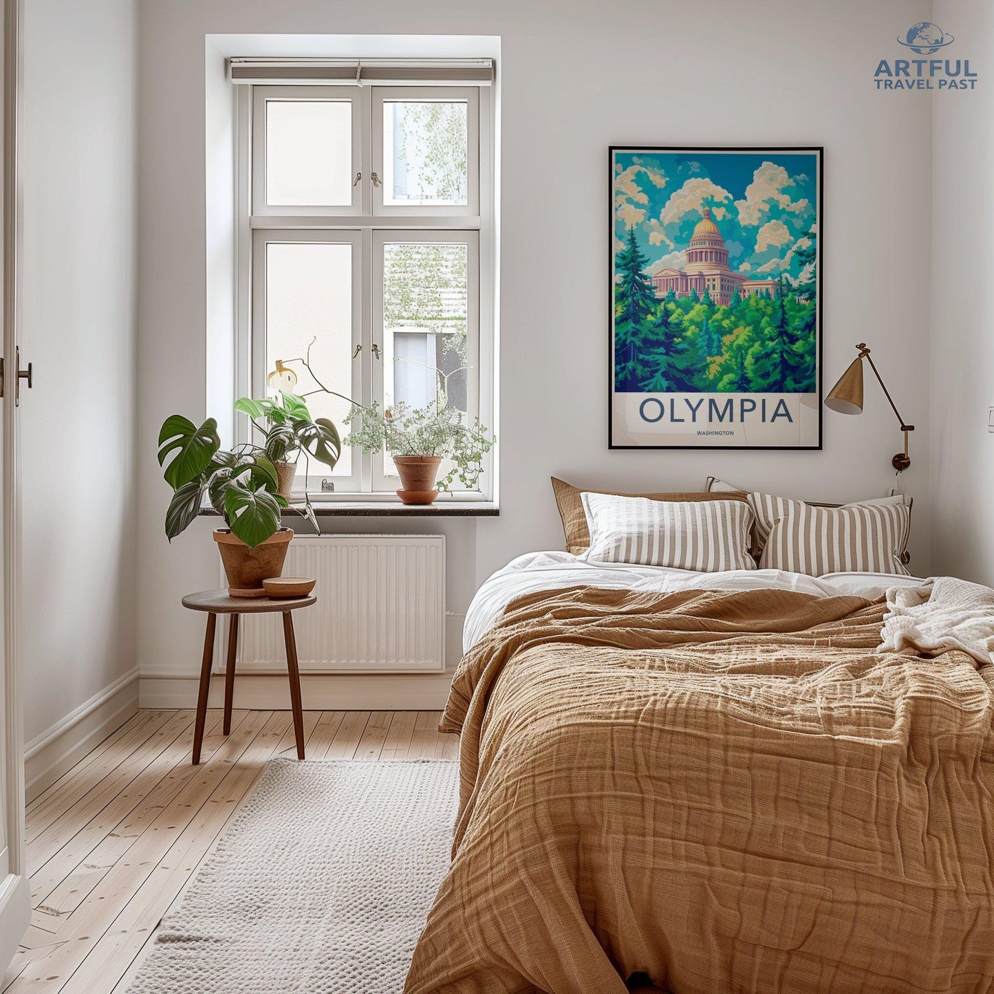 Olympia Poster | Washington Wall Art | America Decor