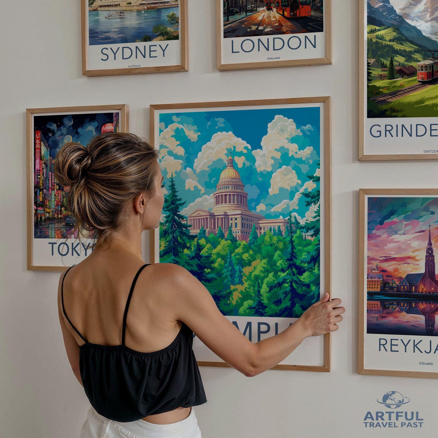 Olympia Poster | Washington Wall Art | America Decor