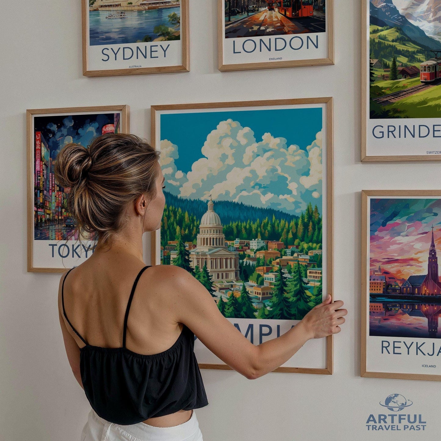 Olympia Poster | Washington Wall Art | America Decor