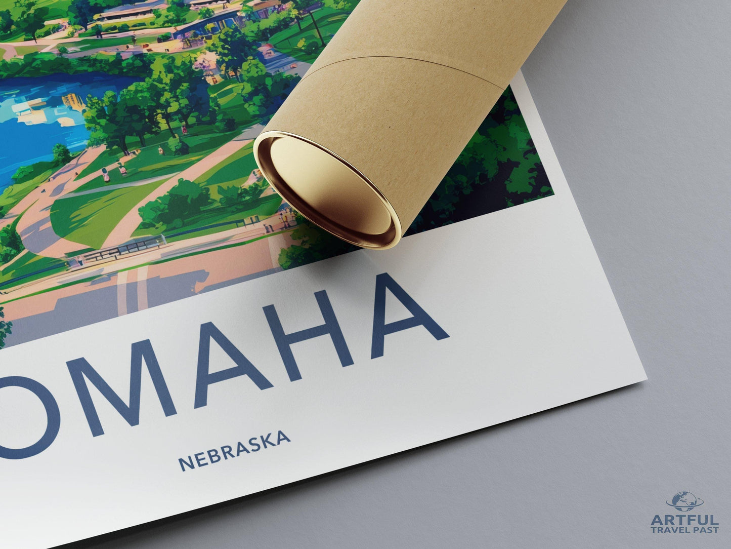 Omaha Poster - Nebraska Wall Art