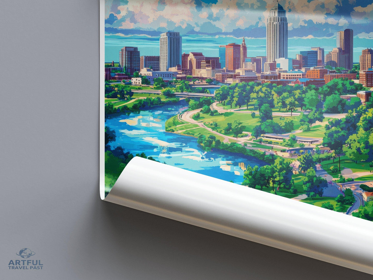 Omaha Poster - Nebraska Wall Art