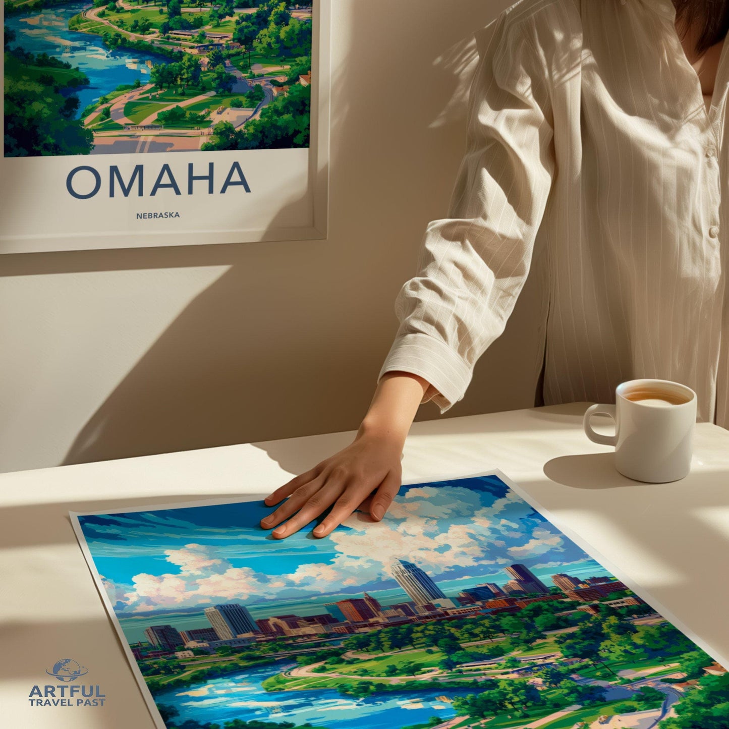 Omaha Poster - Nebraska Wall Art