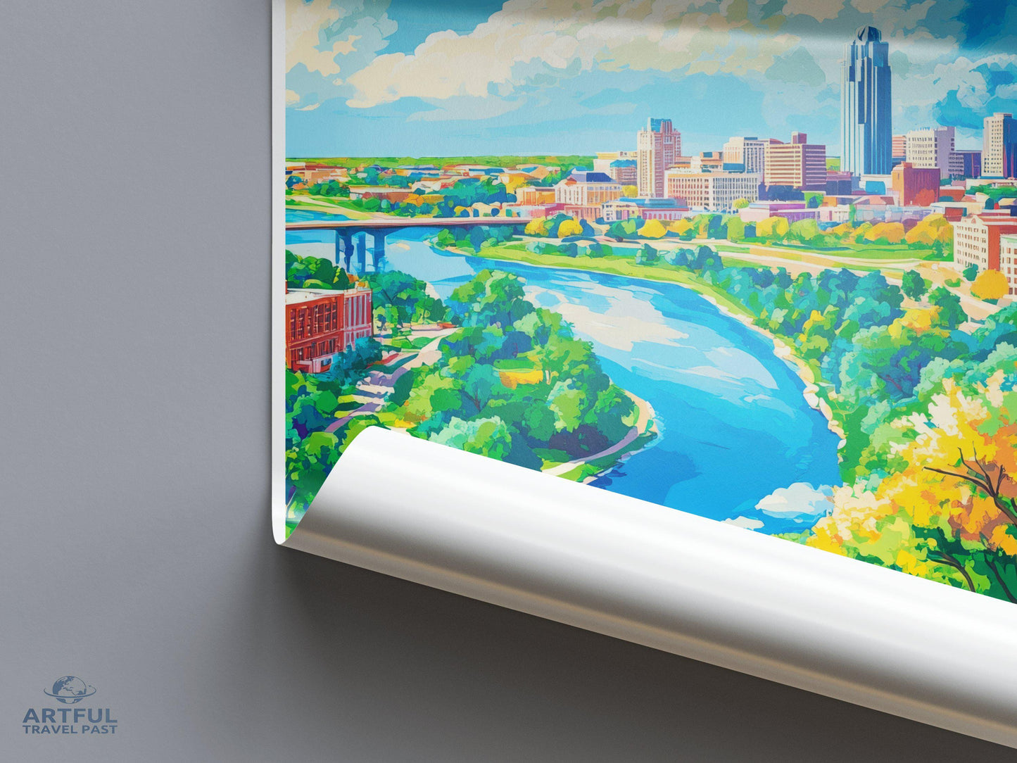 Omaha Poster - Nebraska Wall Art
