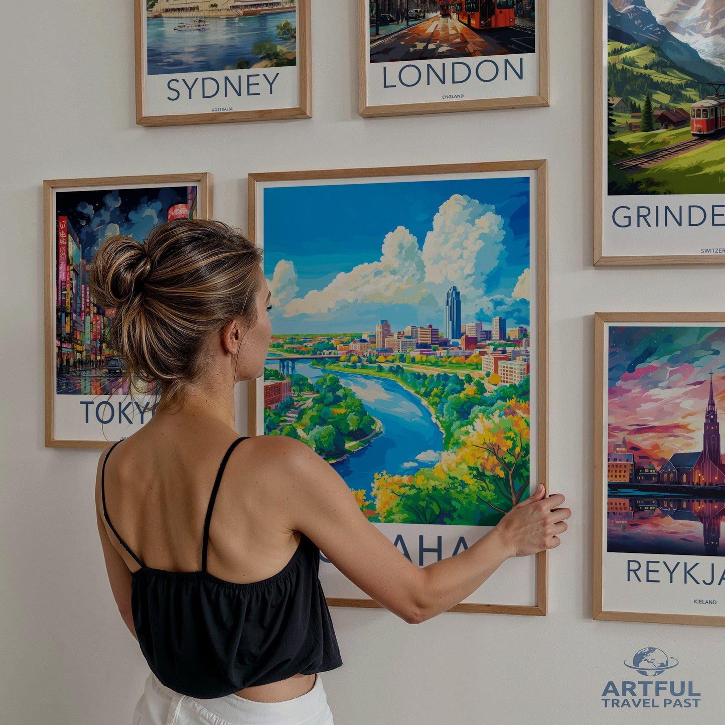 Omaha Poster - Nebraska Wall Art