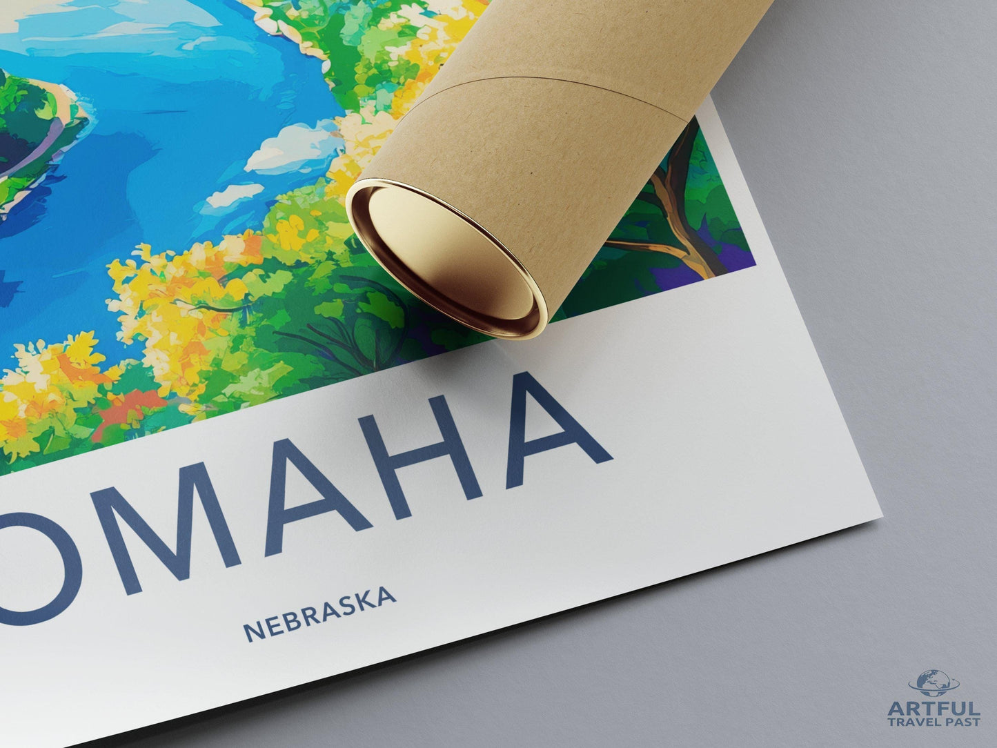 Omaha Poster - Nebraska Wall Art