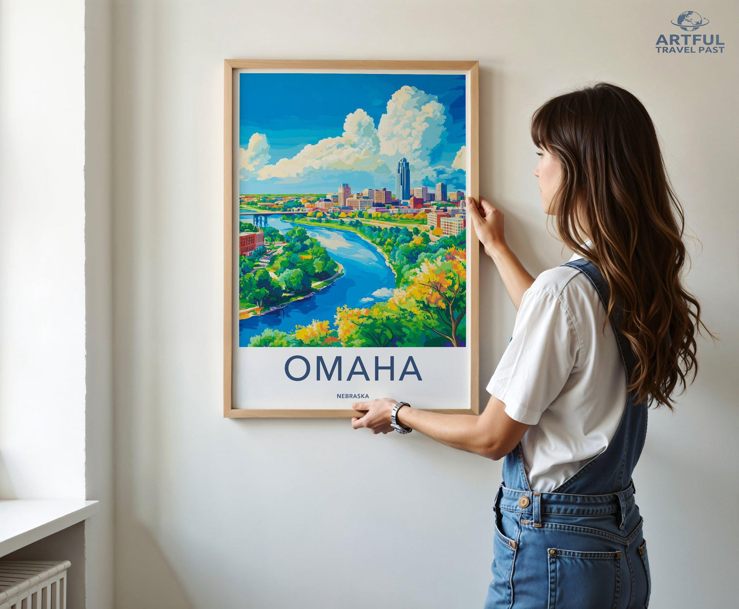 Omaha Poster - Nebraska Wall Art
