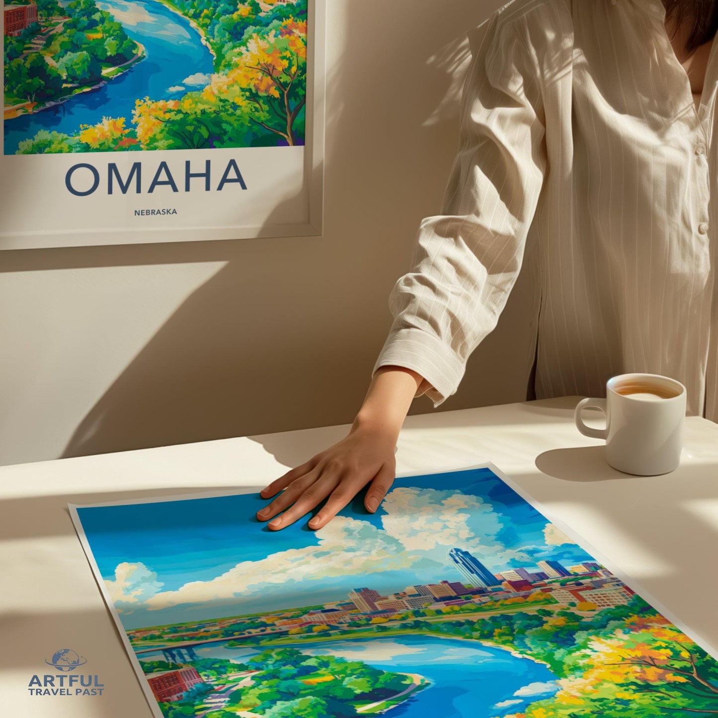 Omaha Poster - Nebraska Wall Art