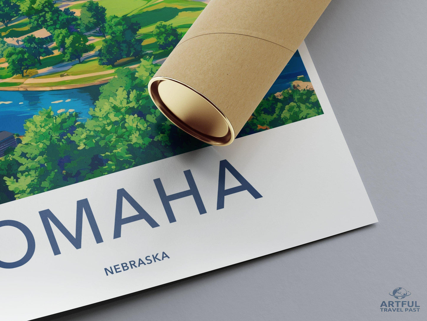 Omaha Poster - Nebraska Wall Art