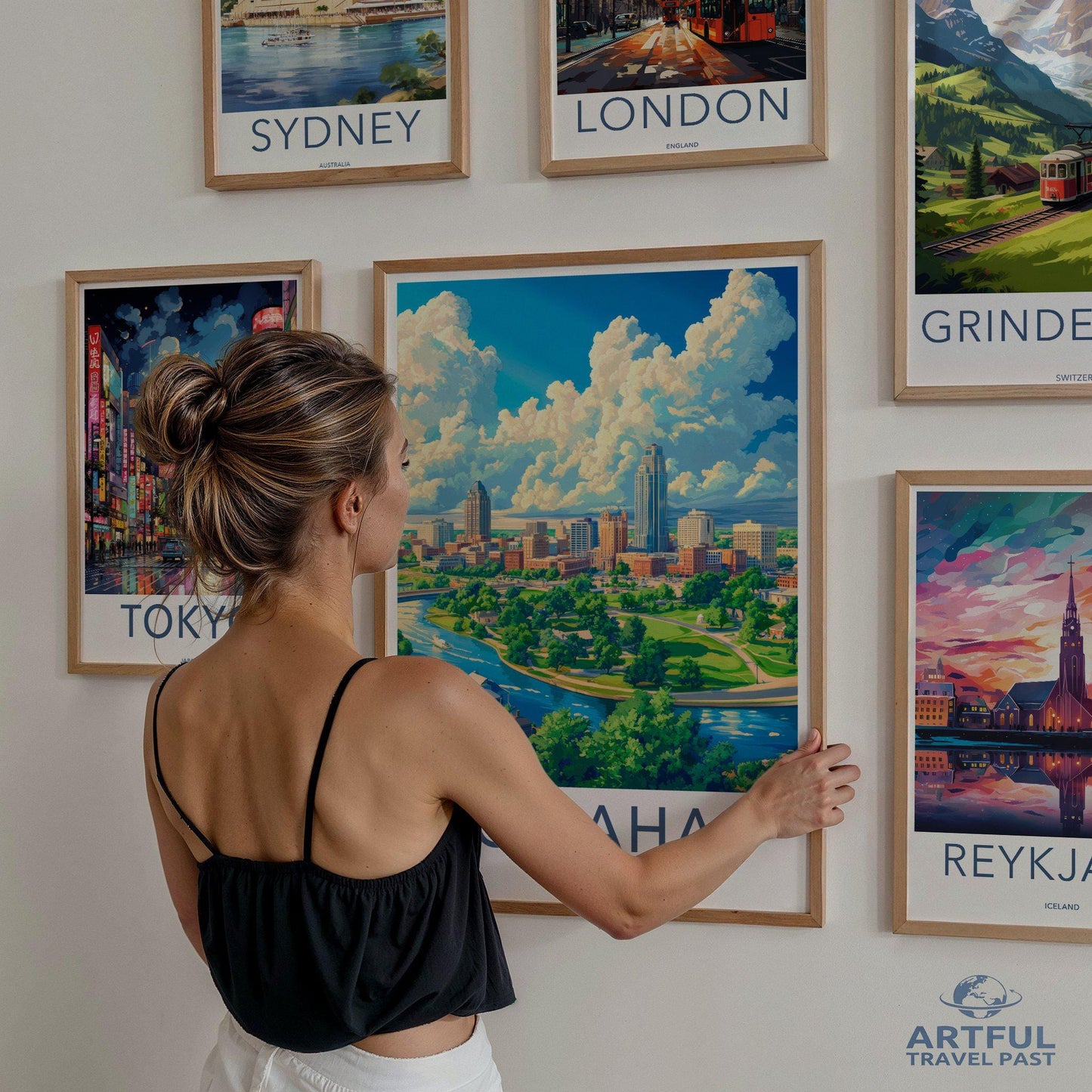 Omaha Poster - Nebraska Wall Art