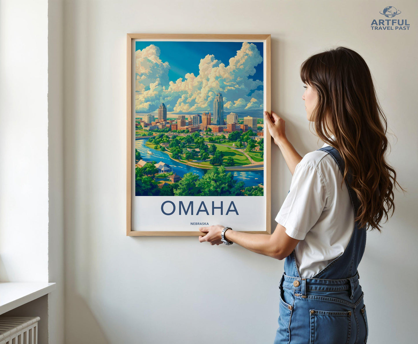 Omaha Poster - Nebraska Wall Art