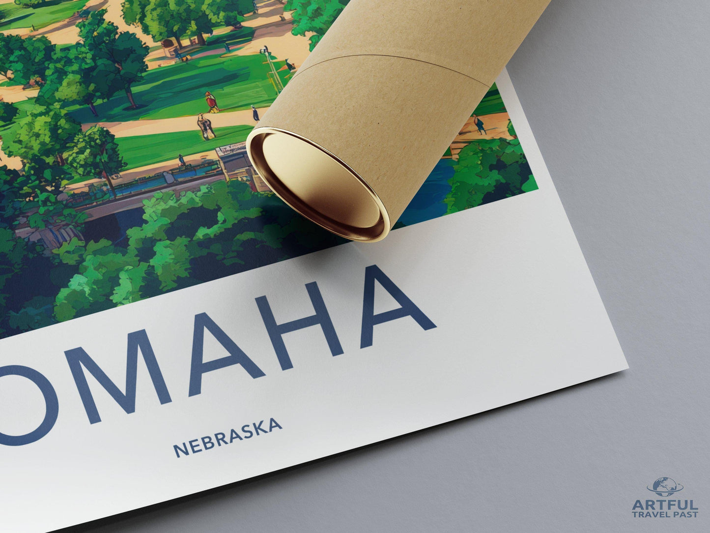 Omaha Poster - Nebraska Wall Art