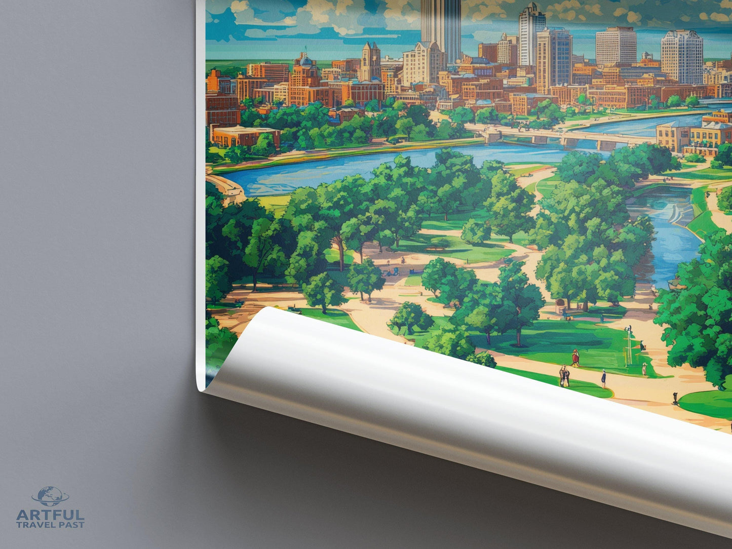 Omaha Poster - Nebraska Wall Art