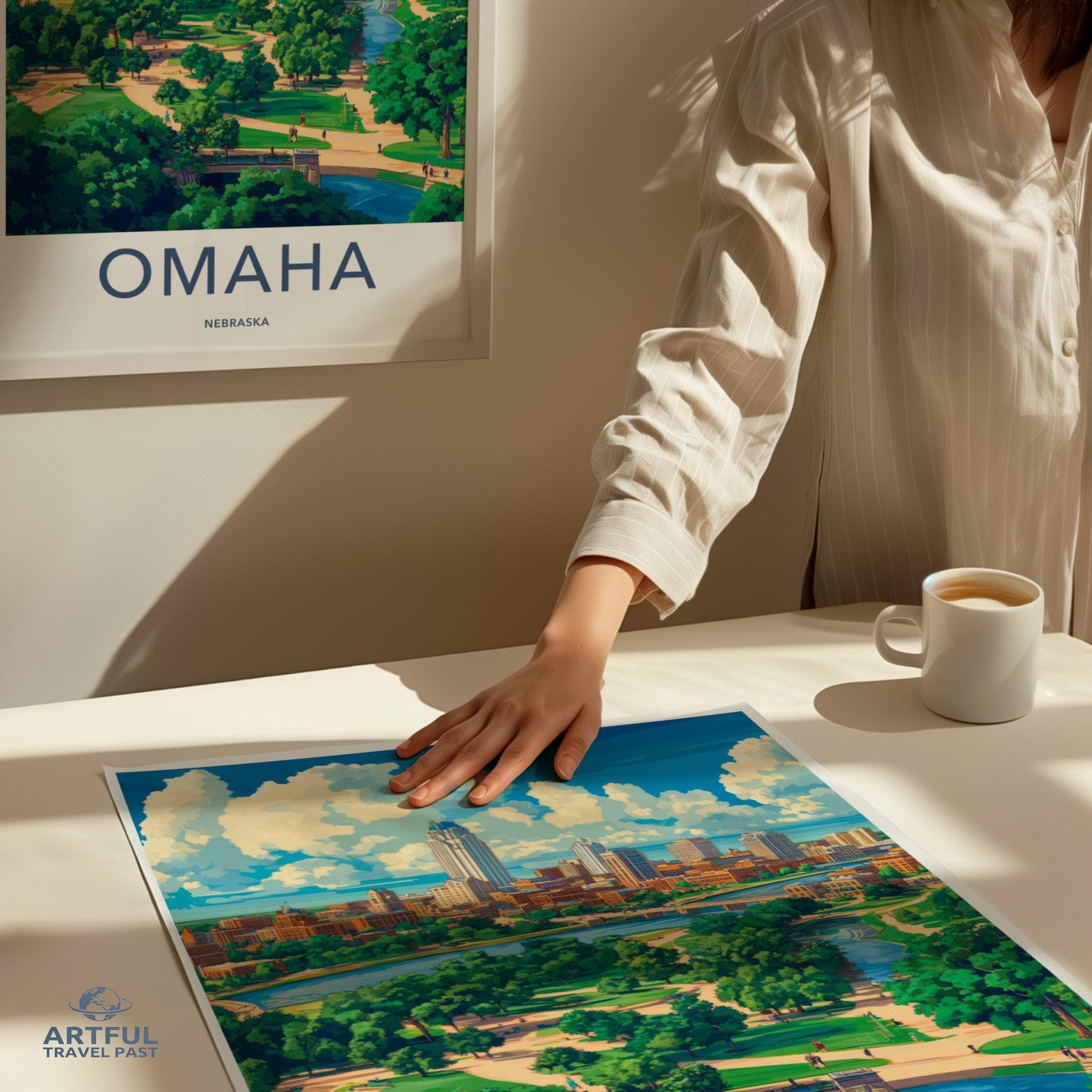 Omaha Poster - Nebraska Wall Art