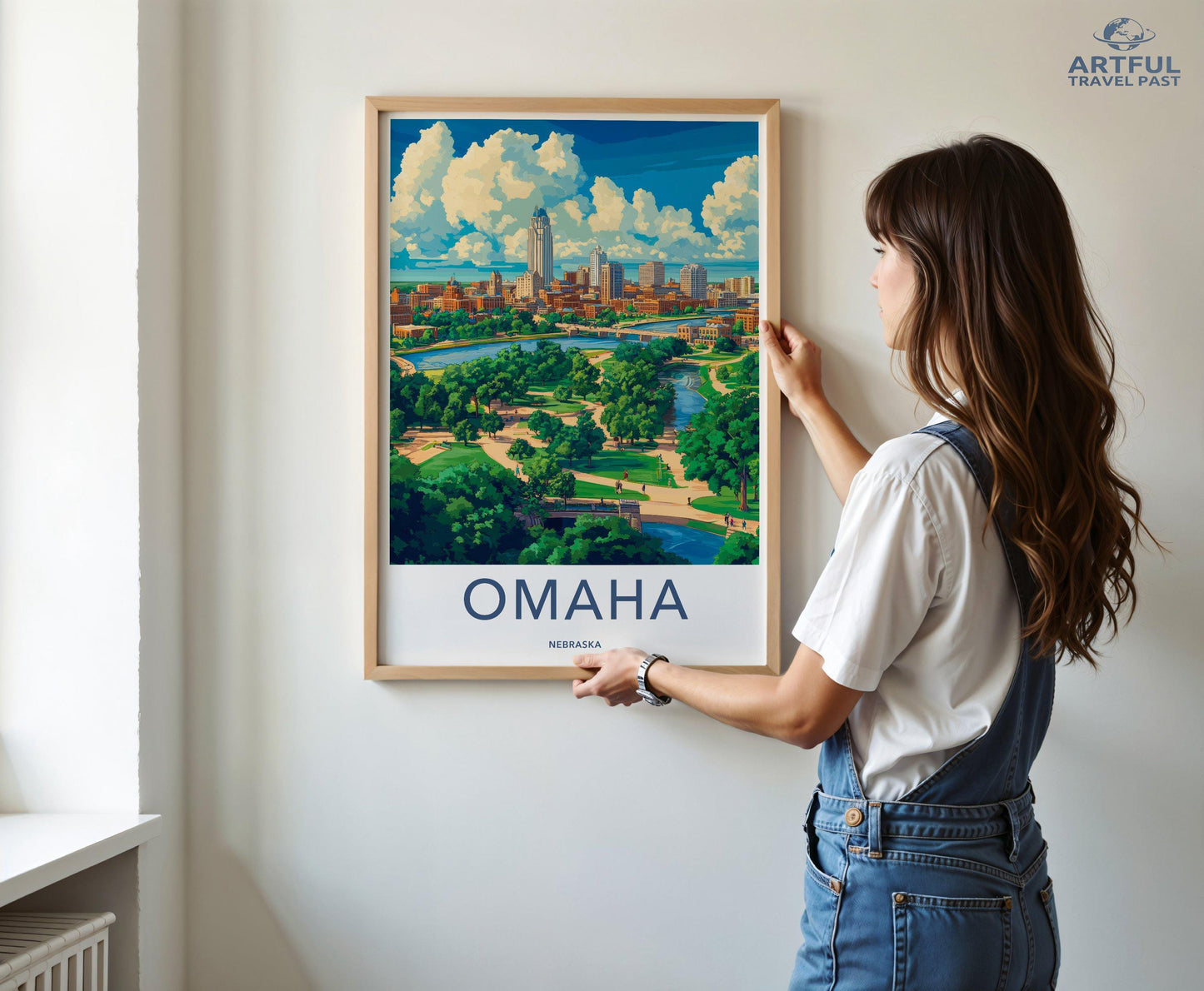Omaha Poster - Nebraska Wall Art
