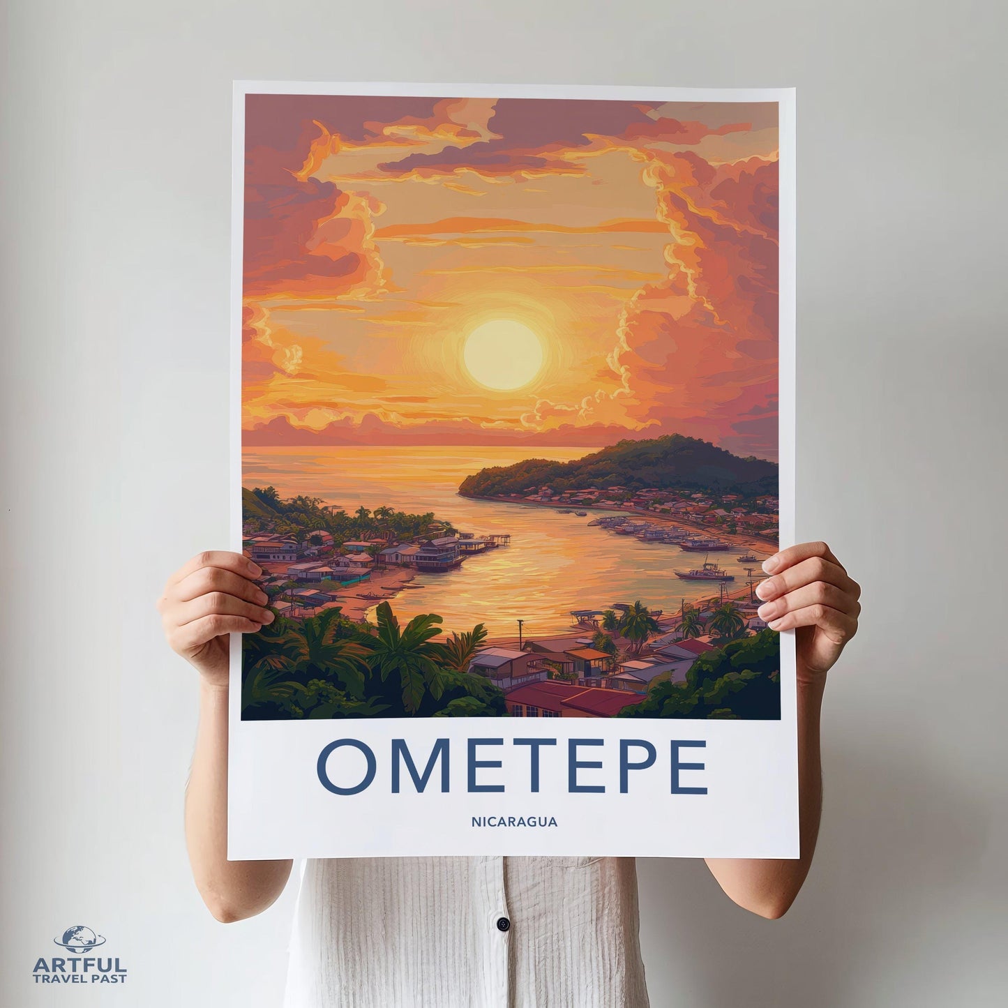 Ometepe Nicaragua Poster
