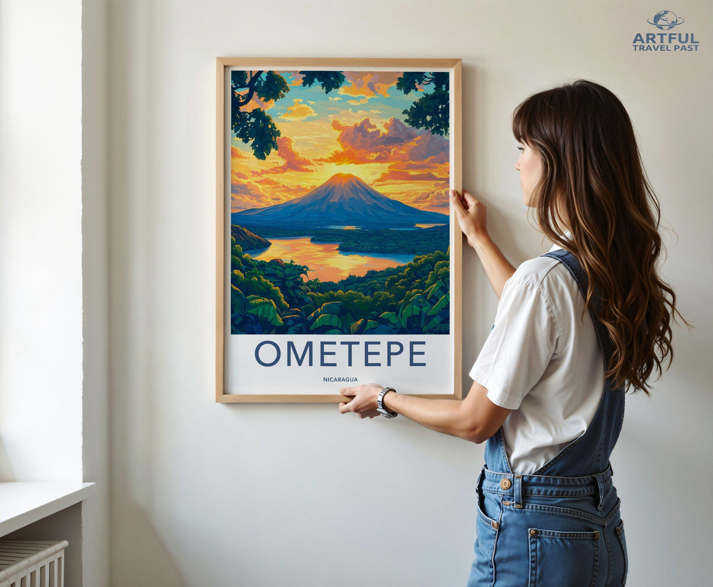 Ometepe Poster - Nicaragua Wall Art