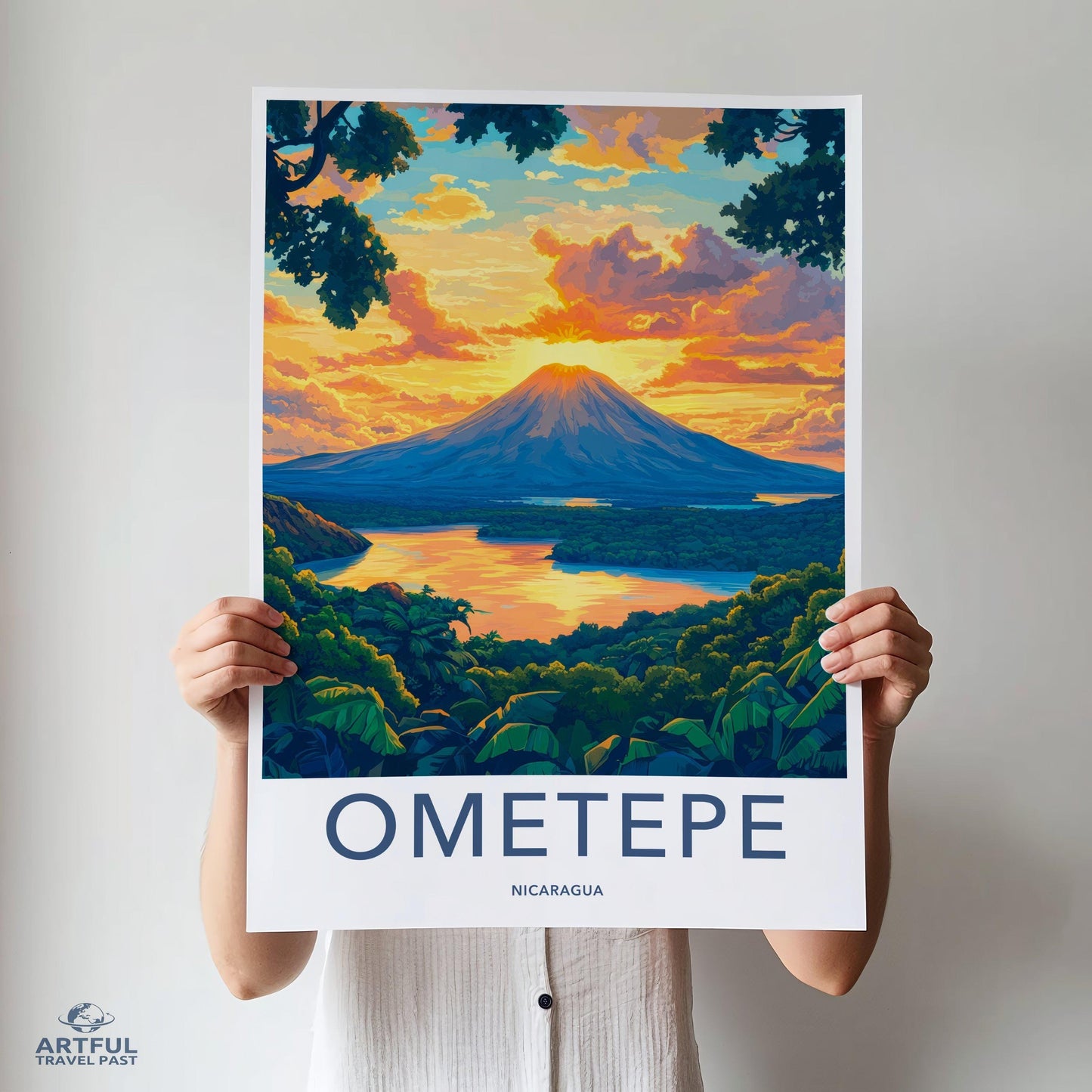 Ometepe Poster - Nicaragua Wall Art