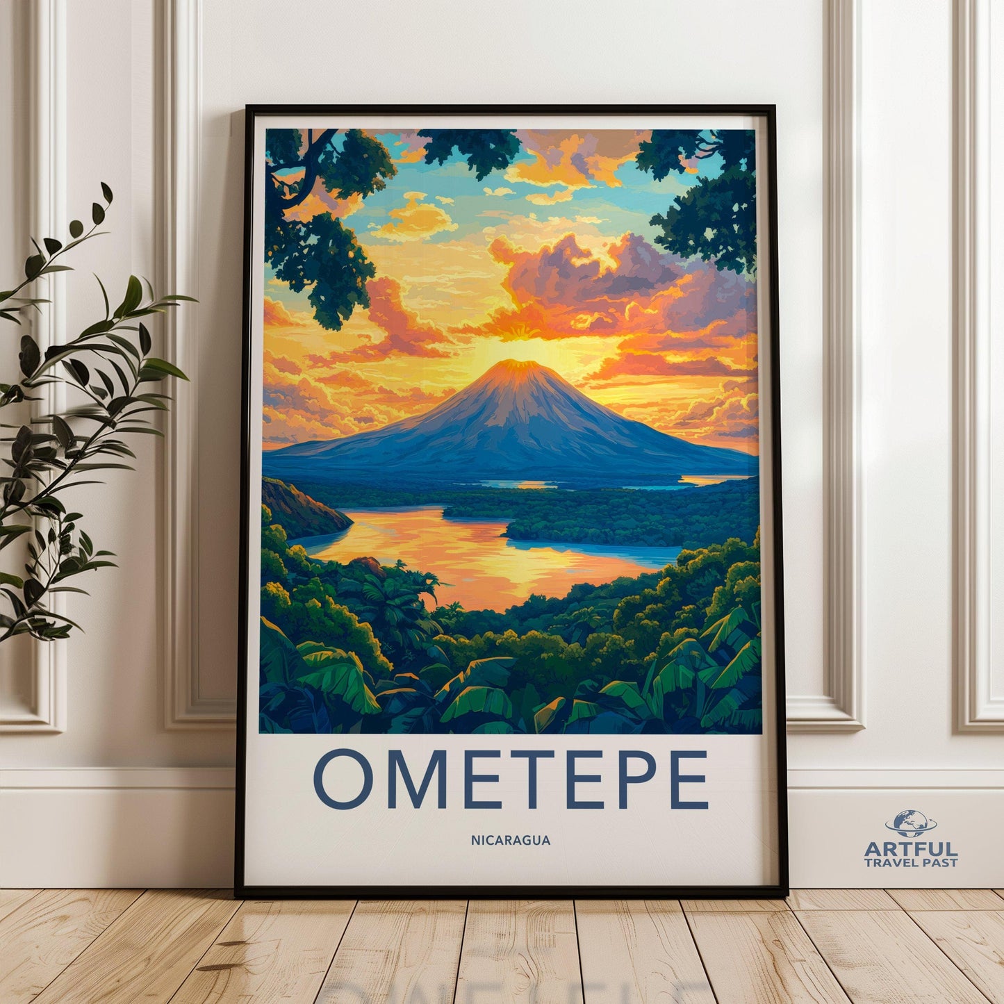 Ometepe Poster - Nicaragua Wall Art